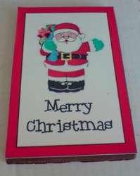 Large Personalised Xmas Chocolate Bar - £5.95