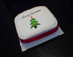 Maxi Cake with Edible Christmas Theme Topper