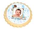 Baby Boy Photo Cookies