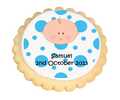 Baby Boy Polka Dot Cookies