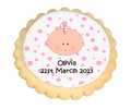 Baby Girl Polka Dot Cookies