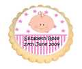 Baby Girl Stars & Stripes Cookies