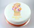 Bear with Flowers Cake