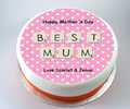 Best Mum Scrabble Tiles Mother's Day Cake