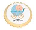 Blue Baby Carriage Cookies