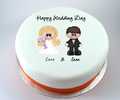 Bride & Groom Cake