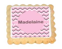 Chevron Place Card Cookies - from £18.95