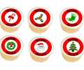 Christmas Icon Cupcakes