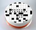 Crossword Cake