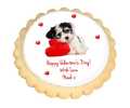 Dog with Heart Cookies