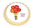 Thank You Flowers Cookies