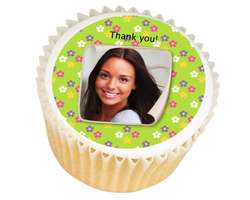 Flowers Photo Cupcakes - from £11.95