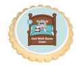 Get Well Hippo Cookies