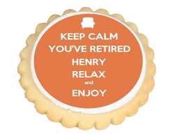 Keep Calm Retirement Cookies