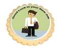 Man in Suit Cookies